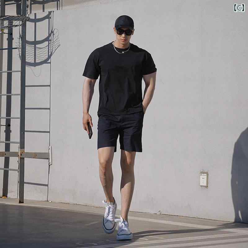 速乾性 ショートパンツ メンズ 夏用 涼しい クール 快適 アメリカン スポーツ カジ...