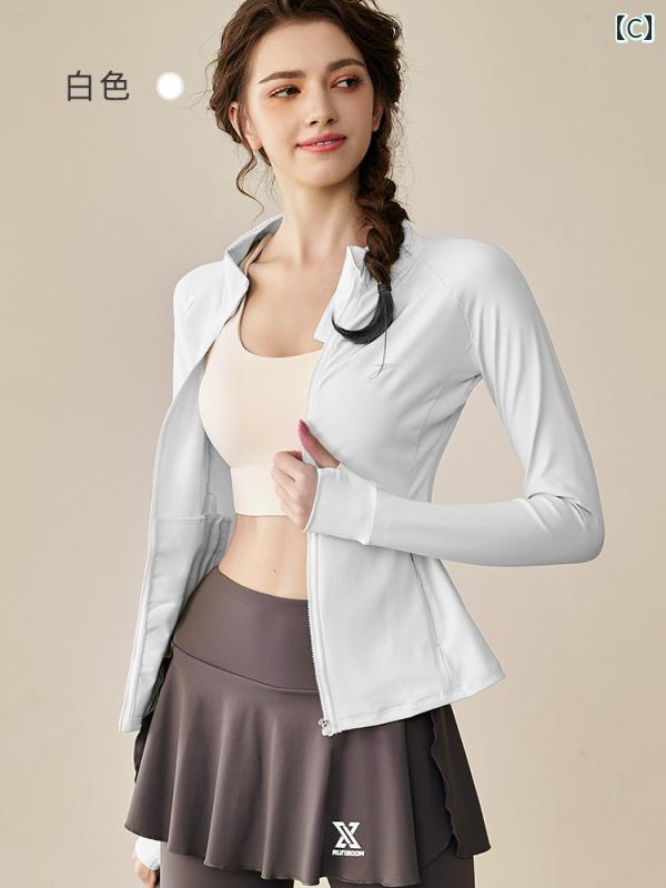P-NEEDSの女性用 スポーツ スーツ プロ 仕様の マラソン 朝の ランニング テニ ジム 夏 豪華 トップス.シンプル.カラフルカラー｜アングル3