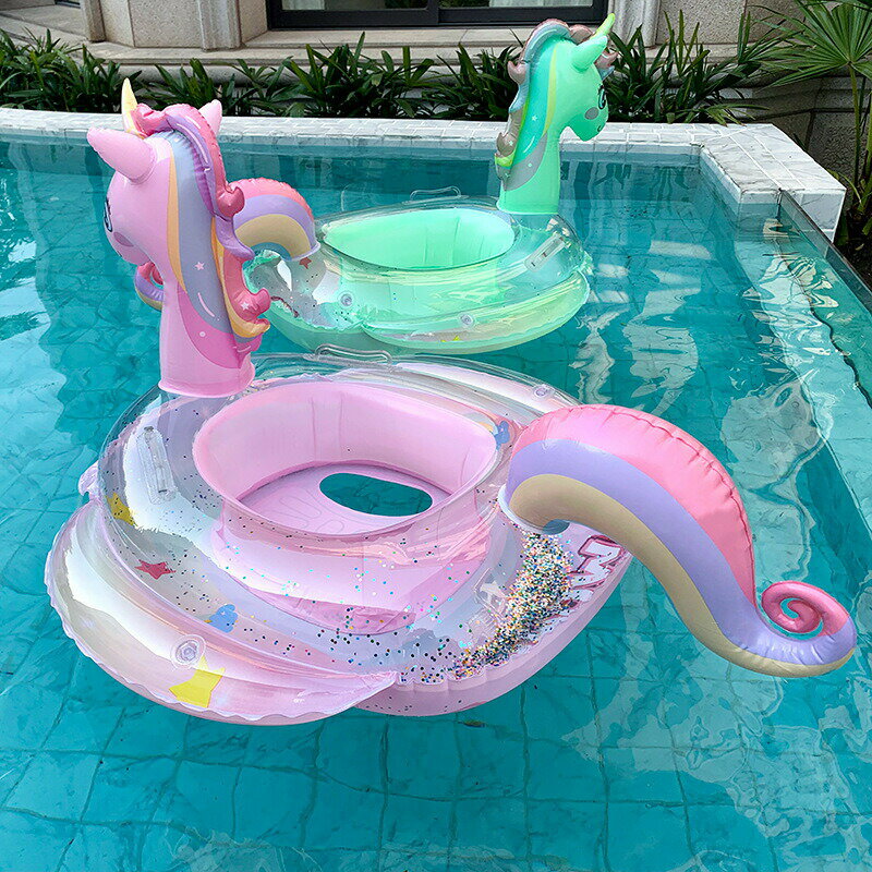 送料無料 浮き輪 全2カラー ユニコーン unicorn 座る フロート 親子 子供用 大人用 フロート 水遊び 可愛い 夏 海 川 ビーチ プール おもしろ浮輪 オシャレ浮輪 うきわ 浮輪 キッズ クリア 楽天海外通販