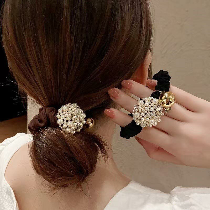 樂天商城 - 送料無料 2set ヘアゴム プティット パール クラスター ヘアーゴム ヘアアクセ パーティー フォーマル 髪留め 髪止め 髪どめ ファッション プレゼント ギフト クリスマス お呼ばれ 披露宴 成人式 卒業式 入学式 おしゃれ シンプル アクセサリー人気 楽天海外通販