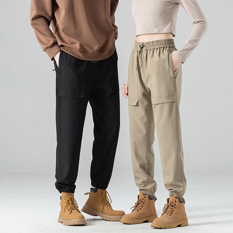 樂天商城 - パンツ カップル 春物 薄手 ソフトシェルパンツ メンズ レディース 登山 ジョガーパンツ ワークパンツ カーゴパンツ ズボン