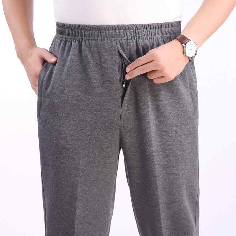 Men'S Wear - ズボン メンズ 紳士 高齢者 快適 らくらく イージー パンツ スラックス ゆったり ストレート レッグ ウエストゴム 伸縮性 薄手 黒 ブラック グレー ポリエステル 春夏(x2)
