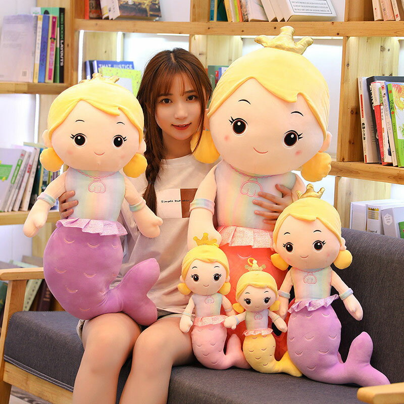 樂天商城 - 送料無料 70cm ぬいぐるみ 全3カラー 人魚姫 にんぎょひめ マーメイド 抱き枕 クッション インテリア 子供 おもちゃ 動物 可愛い かわいい 彼女に ふわふわで癒される 柔らか 心地いい プレゼント ギフト クリスマスプレゼント 楽天海外通販