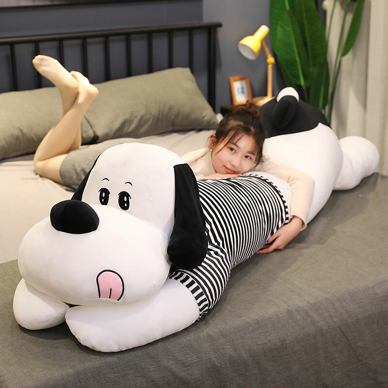 樂天商城 - 【150cm】送料無料 長いぬいぐるみ 全3カラー 犬 狗イヌ いぬ dog ドッグ ワンちゃん わんちゃん 大きい インテリア 特大 子供 おもちゃ 動物 可愛い かわいい 彼女に ふわふわで癒される 柔らか 心地いい プレゼント ギフト クリスマスプレゼント キャラクター 楽天海外通販