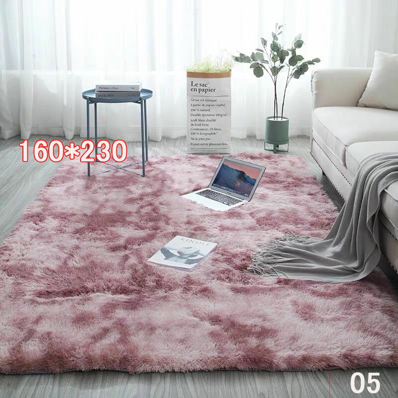 樂天商城 - 送料無料 カーペット 160*230cm 　寝室　ふわふわ　角型マット マット フェイクファー ウインドウマット 防音カーペット プレイマット 敷マット インテリア 洗える 滑り止め キッズ 子供部屋飾り プレゼント楽天海外通販