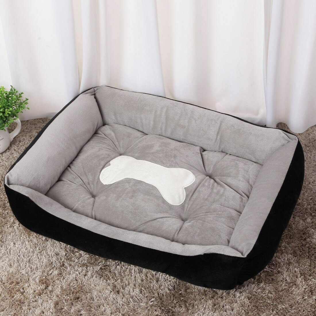 室內裝潢 - 送料無料　ペットベッド 大型犬 中型犬 小型犬 猫　ペットクッション ふかふか 暖かい 防寒対策 ぐっすり眠る 洗える 滑り止め ペットソファー 猫ハウス ペットベッド 耐久性あり 可愛い 丈夫 四季適用　楽天海外通販