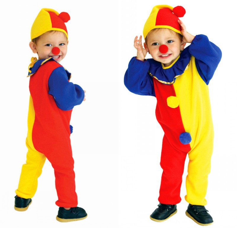 樂天商城 - 送料無料 子供ピエロ衣装　ハロウィン コスチューム衣装 コスプレ 子供用 クリスマス 男女兼用 コスチューム ハロウィン コスプレ キッズ こども キッズ 衣装 仮装 変装 楽天海外通販