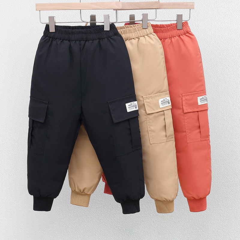 樂天商城 - 送料無料 キッズ ダウンパンツ 子供服 ロングパンツ ウェストゴム 防水 防寒 防風 長ズボン アウトドア ボトムス 男の子 女の子 シンプル お出かけ 通園 通学 カジュアル コンパクト 楽天海外通販