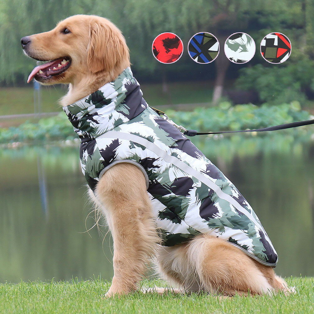 樂天商城 - 送料無料ペット服　犬服 犬猫冬服 ペットスキーウェア 犬コート防寒 コート ジャケット 中型犬 大型犬向け ドッグウェア 冬　 スキーウェア コットンベスト ペットベスト　S-6XL大きいサイズ　楽天海外通販