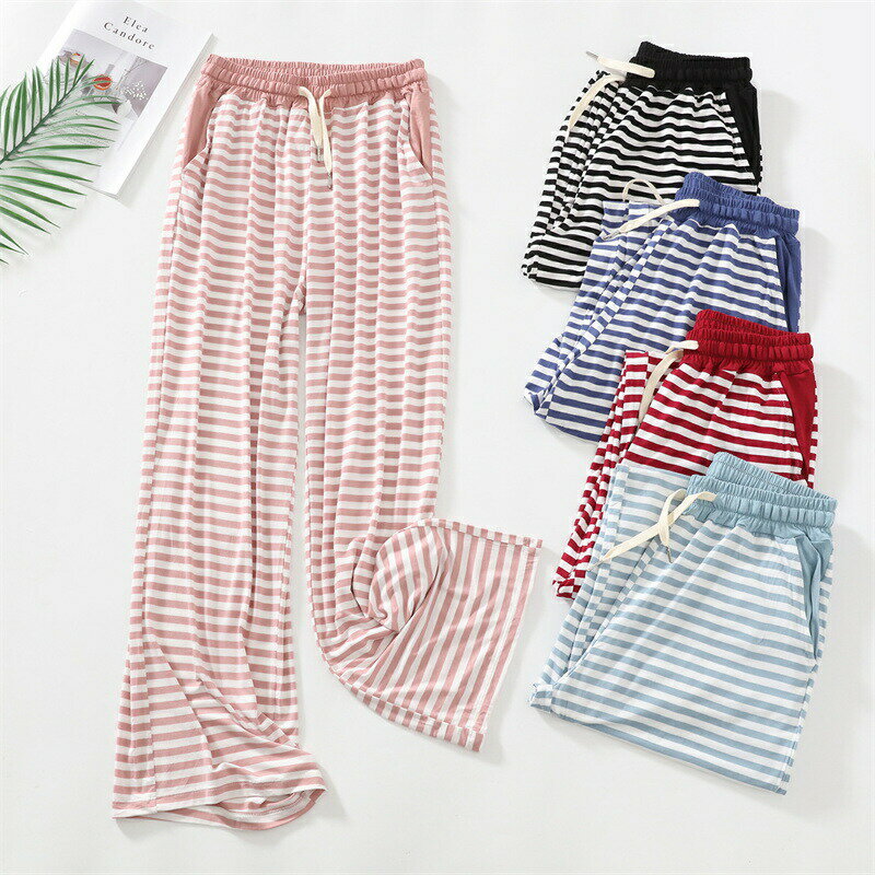 樂天商城 - 送料無料 モーダル パンツ レディース ルームウェア 夏ズボン 薄手 ワイドパンツ ゆったり 長ズボン パンツ ホームウェア 快適な部屋着 女性 寝巻き パジャマ レディースファッション ゆったり カジュアル おしゃれ M L XL 楽天海外通販
