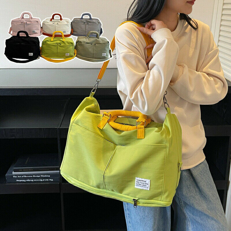 樂天商城 - 送料無料 トートバッグ トラベルバッグ ボストン 国内旅行 ハンドバッグ 男女兼用 手提げ アウトドア 丈夫 鞄 大容量 スポーツ 旅行用バッグ 1泊 2泊 ジムバッグ 出張 ビジネス 温泉 帰省 シンプル 修学旅行 林間学校 プレゼント 楽天海外通販