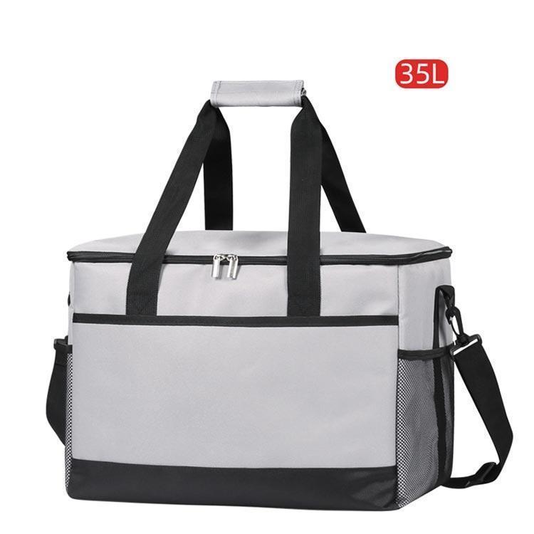 ソフトクーラーボックス 大容量 35L クーラーバッグ 折りたたみ ショルダー 保冷バ...