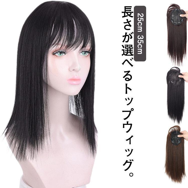 かつら 薄毛対策 ウィッグ トップカバー 部分ウィッグ 人毛ウィッグ 自然 白髪隠し 前髪ウィッグ かつら 増毛 セミロング ショート ポイ
