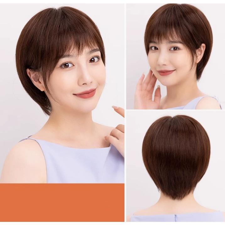 ヘアウィッグ フルウィッグ レディース 女性 ヘアアクセサリー かつら ショート ボブ 前髪あり 軽い おしゃれ 可愛い イメチェン