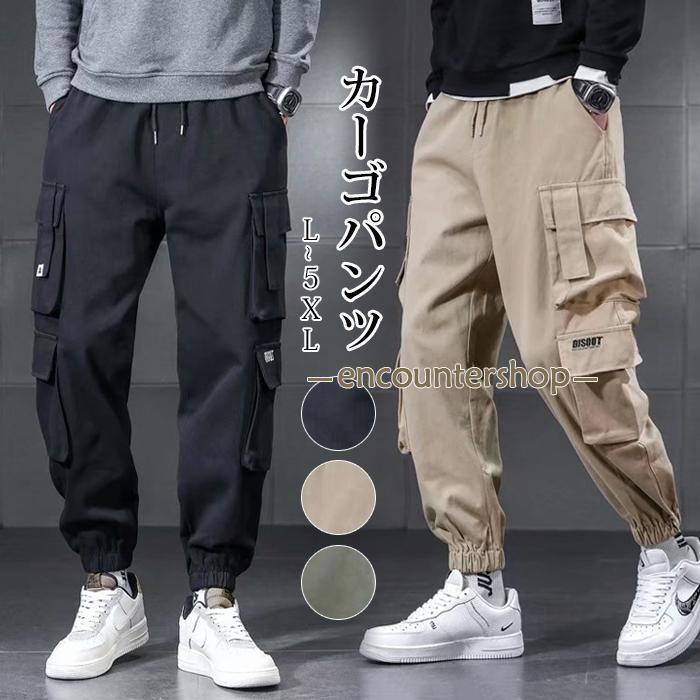 樂天商城 - カーゴパンツ メンズ パンツ 起毛なし ロングパンツ ポケット ズボン ゆったり 春 夏 ワークパンツ かっこいい