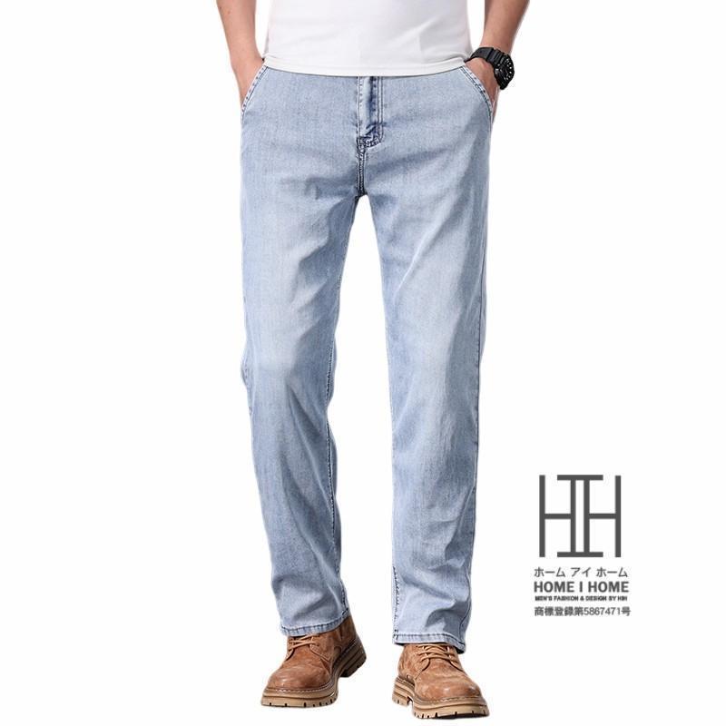 樂天商城 - ジーンズ メンズ ストレート ストレッチパンツ メンズ ゴルフ 作業ズボン メンズ 夏用 デニム ストレッチ 大きいサイズ パンツメンズ ズボン