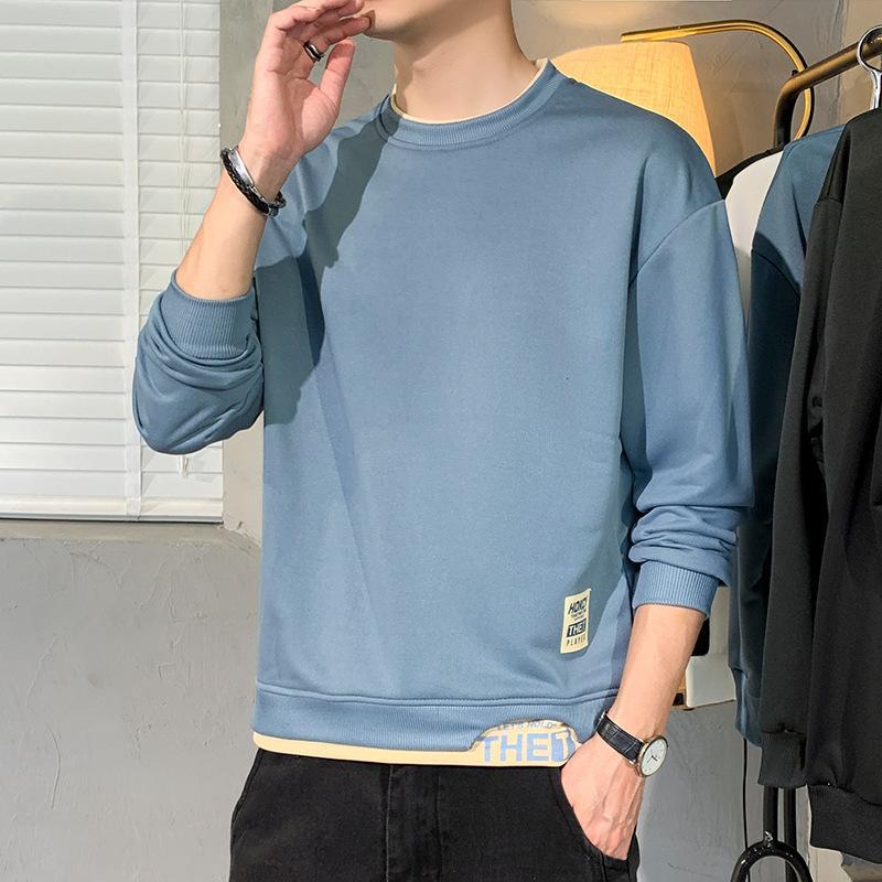 樂天商城 - トップス メンズ トレーナー 長袖 カジュアル スウェットシャツ メンズトレーナー プルオーバー スウェット クルーネック 春 秋