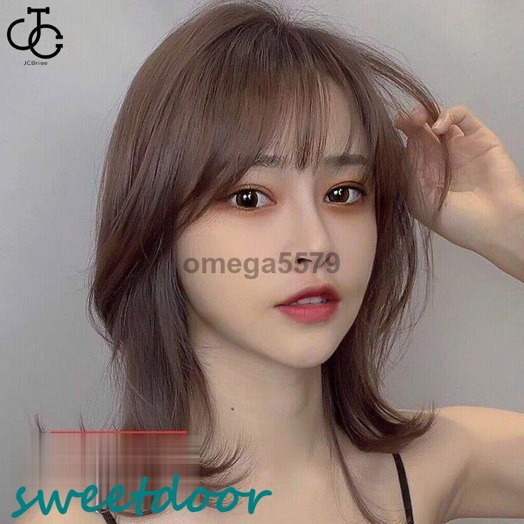 Wigs - レディースウィッグ フルウィッグ 女性用ウイッグ セミロングウィッグ フルウィッグ 耐熱ウィッグ 自然 ウイッグ エクステンションかつら イメチェン