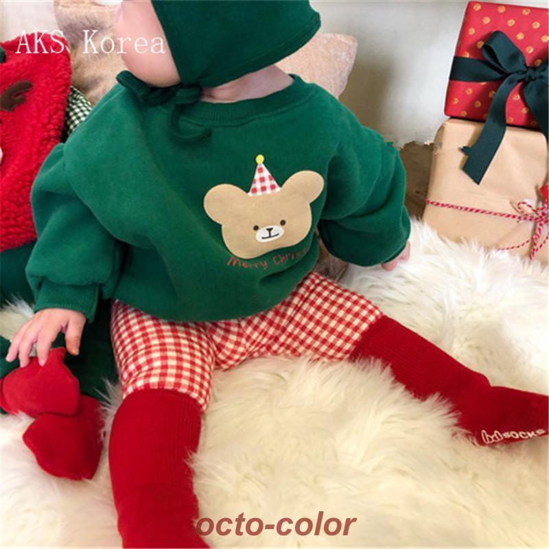 クリスマス衣装 子供 キッズ 可愛い サンタ 赤 緑 ベビー服 赤ちゃん 裏ボア 暖か...