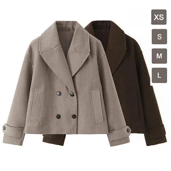 樂天商城 - ジャケット レディース コート ショート丈 XS-L トレンドコート ショートコート