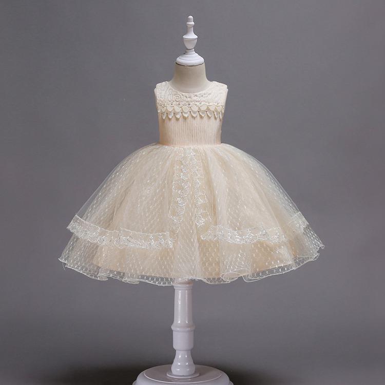 Rakuten - キッズ ドレス 子供ドレス 子ども ジュニア ドレス レース 女の子 ワンピース ピアノ発表会 結婚式 演出 kids dress 110cm 12 都喜tokits