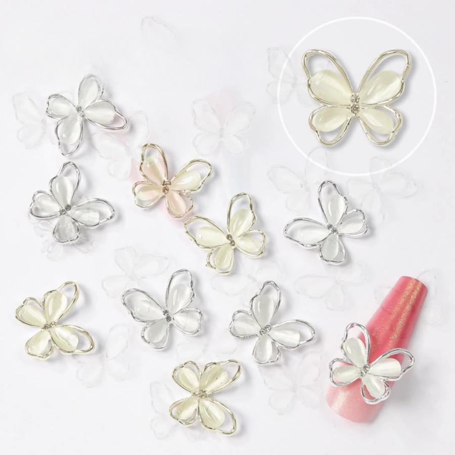 ネイルパーツ 2個セット ネイルアート ネイル用品 ネイルジュエリー ジェルネイル ...