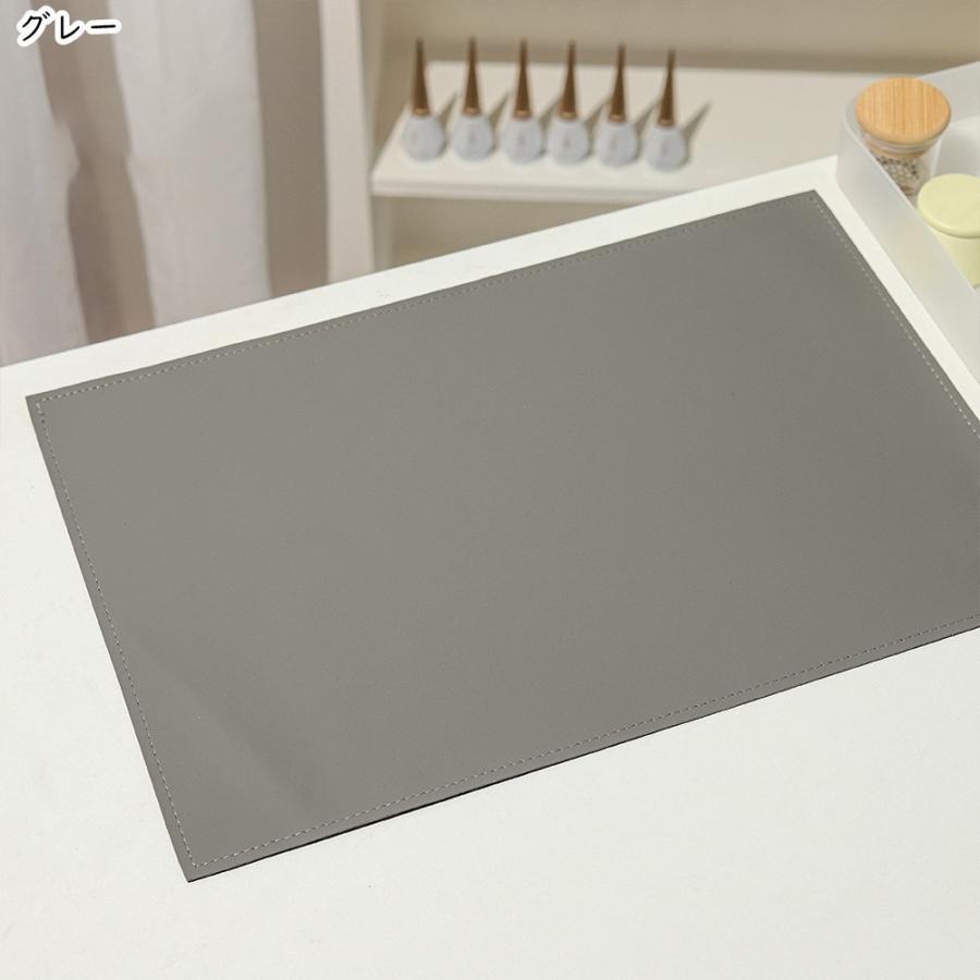 ネイルマット ネイルグッズ ネイル用品 長方形 角型 防汚 無地 ブラウン グレー シ...