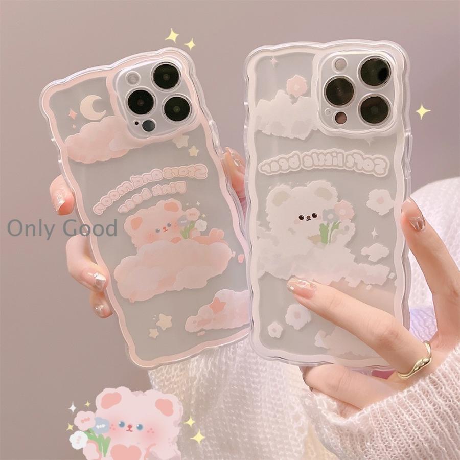 Other - iPhoneケース うねうね アイフォンケース iPhone 14 13 12 11 8 7 Plus Pro mini X XR XS Max スマホケース なみなみ 半透明 カバー 花柄 蝶柄お洒落可愛い tokits都喜