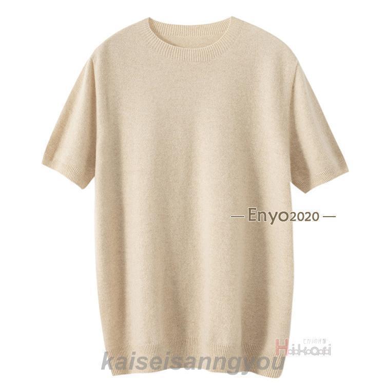 P-NEEDSのニット セーター メンズ サマーニット Tシャツ ウール 半袖ニット クルーネック サマーセーター ニットTシャツ 無地 薄手 tokits都喜｜アングル2