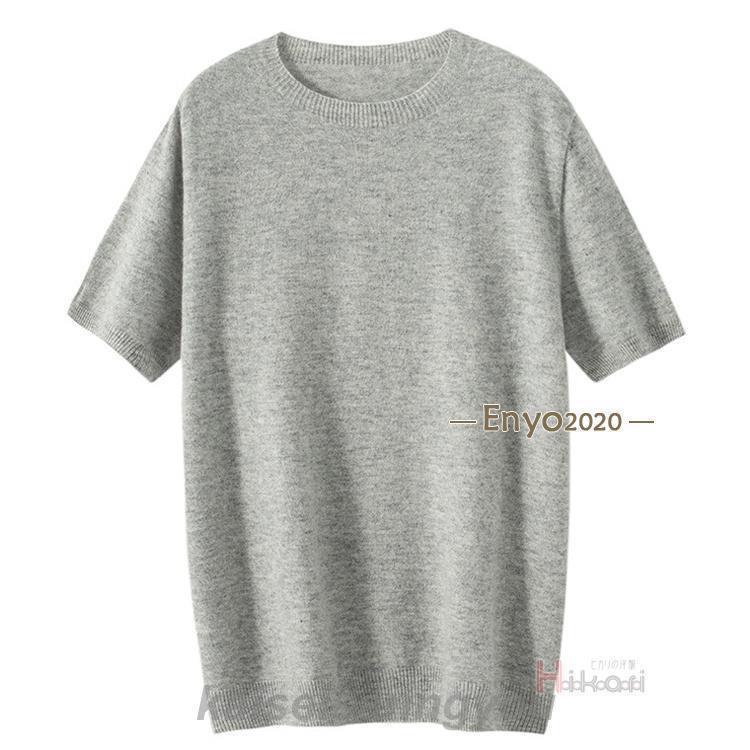 P-NEEDSのニット セーター メンズ サマーニット Tシャツ ウール 半袖ニット クルーネック サマーセーター ニットTシャツ 無地 薄手 tokits都喜｜アングル3