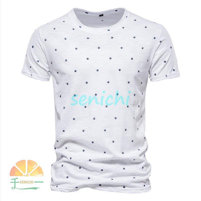 Rakuten - 半袖Tシャツ メンズ ドット柄 柄物 クルーネック カジュアル ストリート 夏 通気 薄手 大きいサイズ カットソー トップス tokits都喜