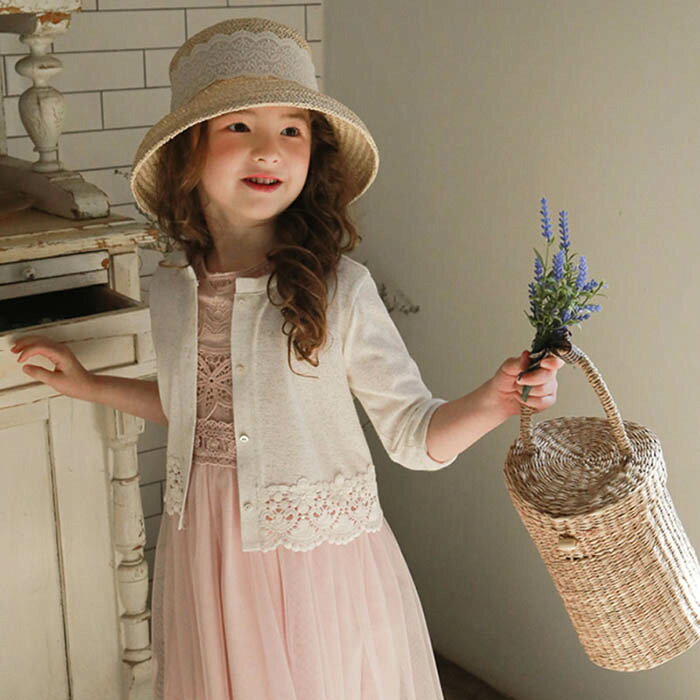 サマー カーディガン 女の子 綿 子供服 夏服 サマーカーディガン キッズ アウター ...
