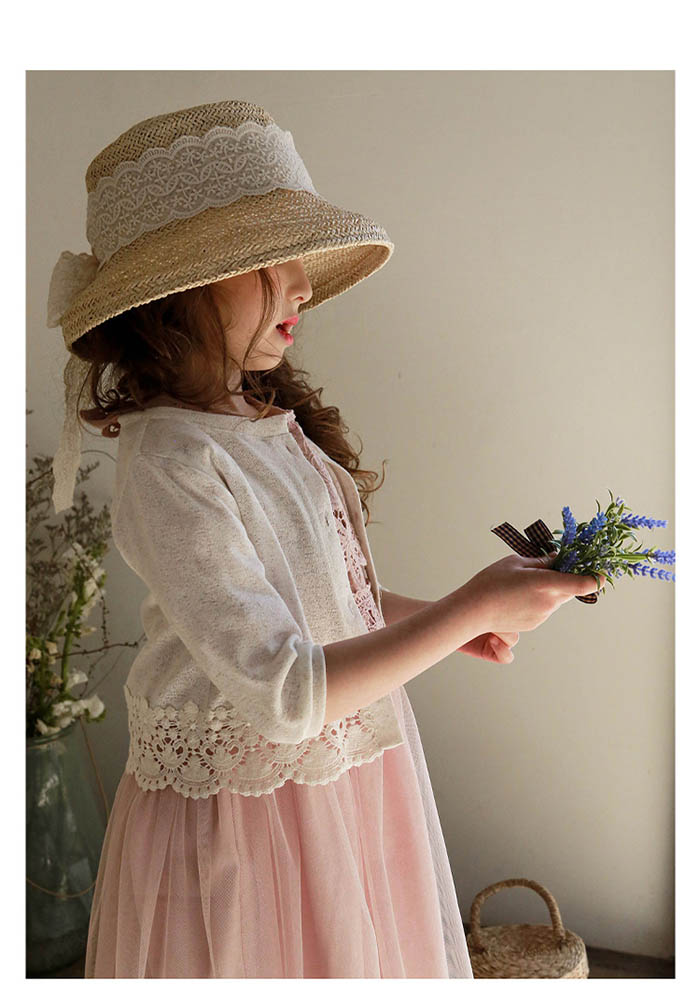 サマー カーディガン 女の子 綿 子供服 夏服 サマーカーディガン キッズ アウター ...