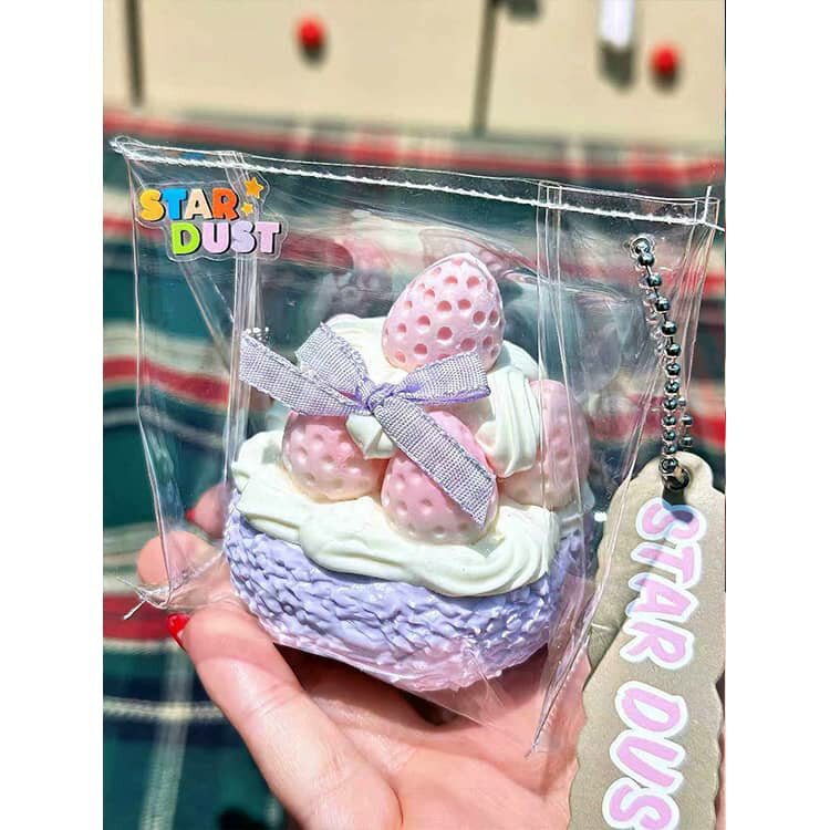 スクイーズ 大福 肉球 おもちゃ いちごケーキ...の紹介画像2