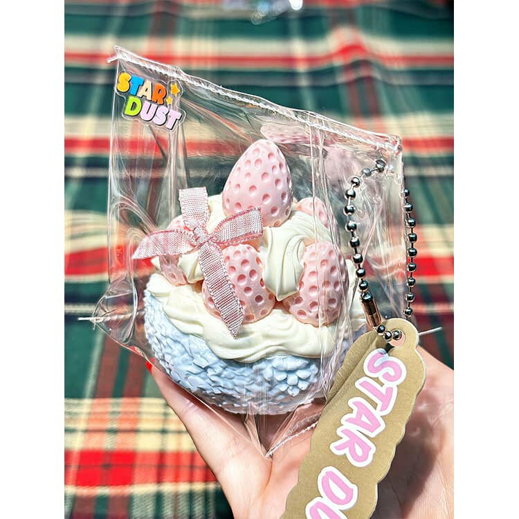 スクイーズ 大福 肉球 おもちゃ いちごケーキ...の紹介画像3