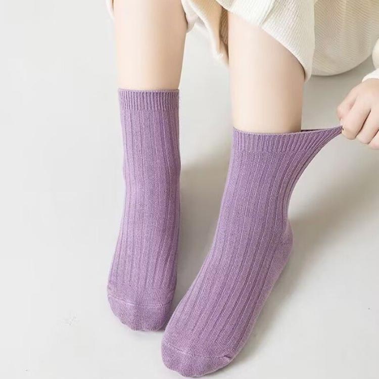 ベビー キッズ 5足セット 女の子 靴下 アンクルソックス くすみカラー 韓国風 幼稚...