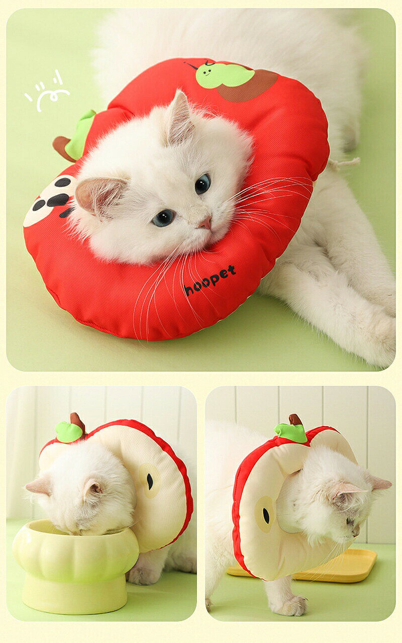 配送無料エリザベスカラー 猫 犬 小型犬 ペット用品 可愛い ソフト 柔らかい 軽量 ...