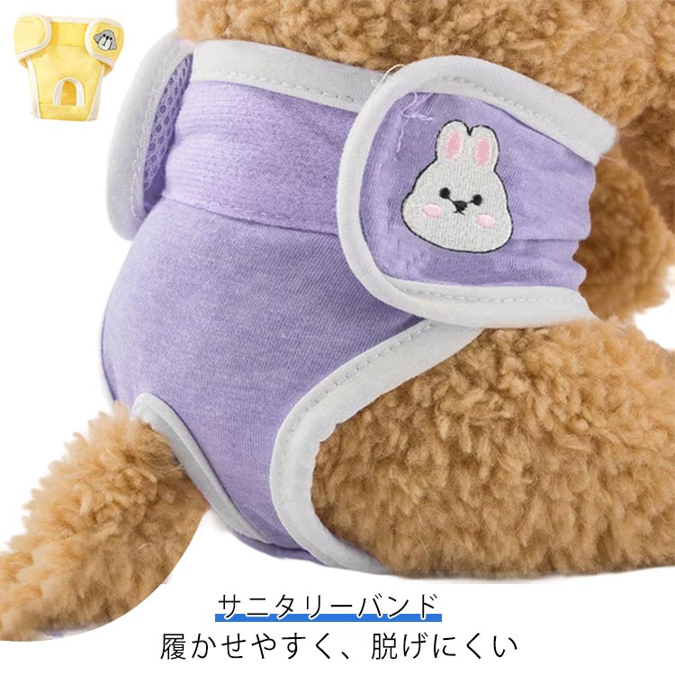 カバー サニタリー バンド オムツ サニタリーパンツ 犬服 チワワ 小型犬 マーキング防止 犬 サニタリーベルト 服 ドッグウェア おむつ マナーパンツ 生理 サニタリー しつけ用品 生理用品 衛生 お出かけ ナプキン 犬 ヒート 女の子 メス 雌避妊 介護