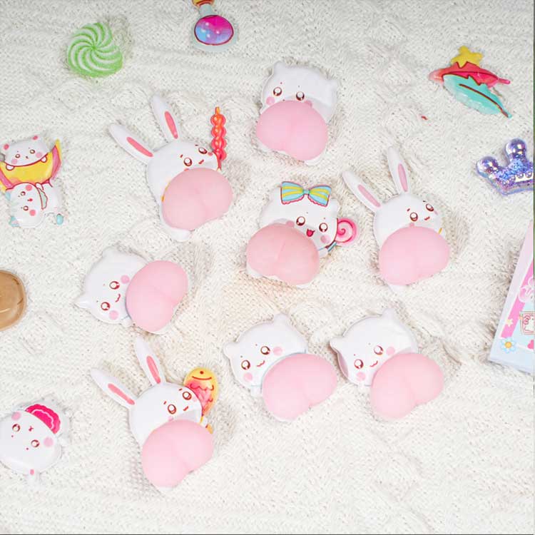 3枚セット もちもちシール 3D 立体 マシュマロシール 可愛い カートゥーンスタイル 泡棉 スクイーズ解圧 マルチデコ用 スマホケース 手帳 DIY おもちゃ ギフト p-needs-10034424 P-NEEDS サンプル画像2