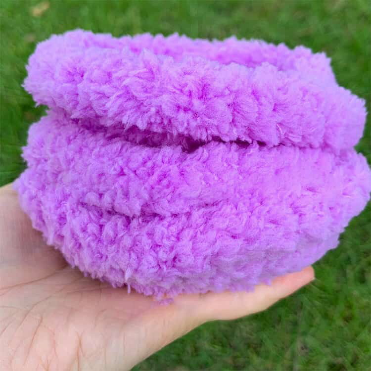 7本セット もこもこ カラーモール 太め 直径20mm 100cm カット可能 クラフトモール...