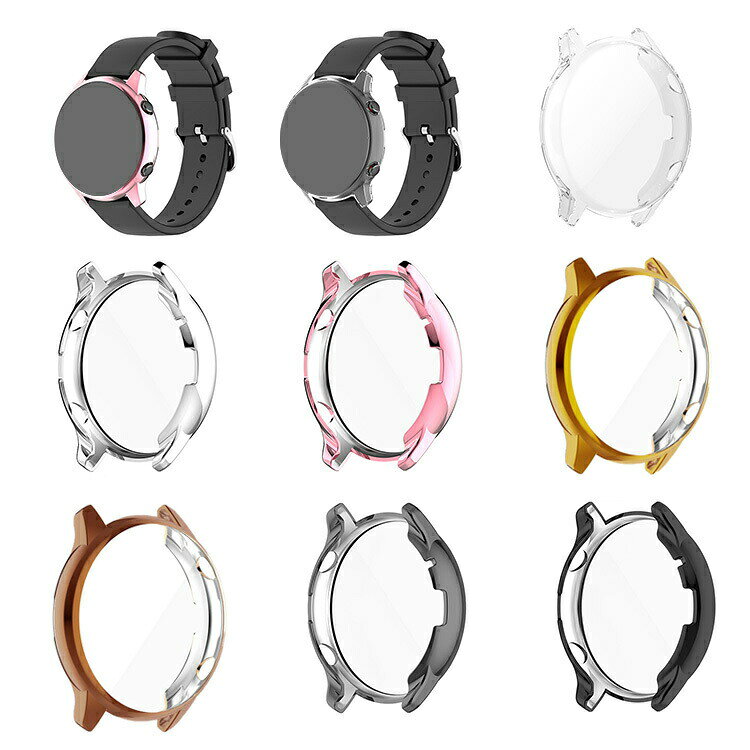 Amazfit GTR 2/GTR 2e/ 46mm メッキ ケース/カバー 保護ケース カバー ソフト TPU メッキ プロテクターカバー 耐衝撃 ソフトカバー