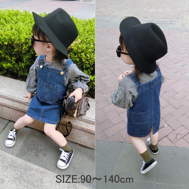 子供服 デニム スカート キッズ ベビー服 ジーンズ 女の子 秋 夏 春 ジュニア おしゃれ デニムのスカートはカジュアルに外出しやすい90cm 100cm 110cm 120cm 130cm 140cm送料無料