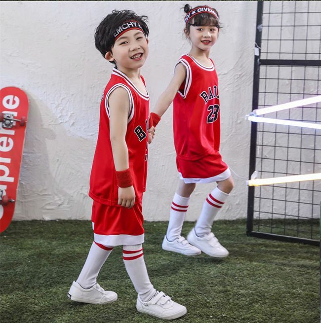 上下セット 子供 キッズ 衣装 女の子男の子 吸汗速乾 バスケットタンクトップ バス...