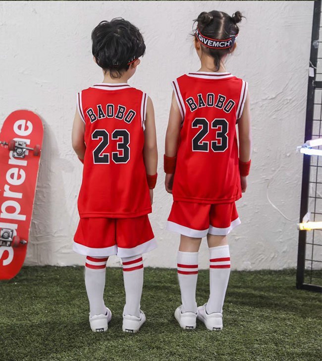 上下セット 子供 キッズ 衣装 女の子男の子 吸汗速乾 バスケットタンクトップ バス...