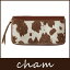 【 送料無料 】【 日本製 】 CHAM ( チャム ) PONY ( ポニー ) PONY ROUND ZIP WALLET / キャメル PN-017 CAM ハラコ 革 ( レザー ) 長財布 .