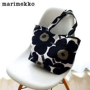 marimekko ( マリメッコ ) Japan Unikko Bag ( ジャパン ウニッコ バッグ ) トートバッグ / ホワイト×ブラック 【 日本限定 】【 正規販売店 】