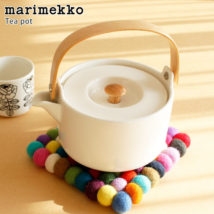［RSL］ マリメッコ ( marimekko ) オイバ ( Oiva ) ティーポット / ホワイト 【 正規販売店 】のサムネイル