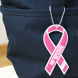 【 メール便 可 】 リボンドネーション チャーム WCDI / バーガンディ ( RDC-508 ).