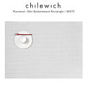 チルウィッチ ランチョンマット chilewich ミニバスケットウィーブ ( 長方形 )/ ホワイト ( Mini Basketweave Rectangle / White ) .