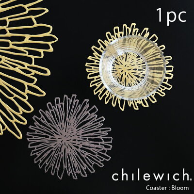 【 メール便可 】 chilewich ( チルウィッチ ) Bloom ( ブルーム ) コースター 単品 / 一枚 ( ばら売り ) 【 正規販売店 】